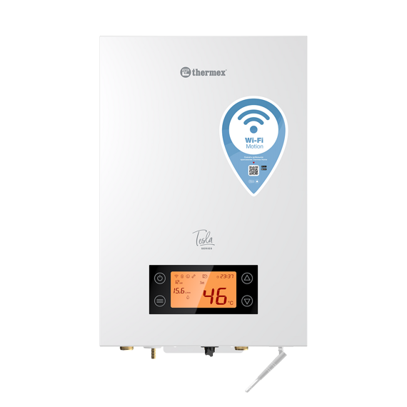 Котел электрический настенный Thermex Tesla 6-12 Wi-Fi одноконтурный