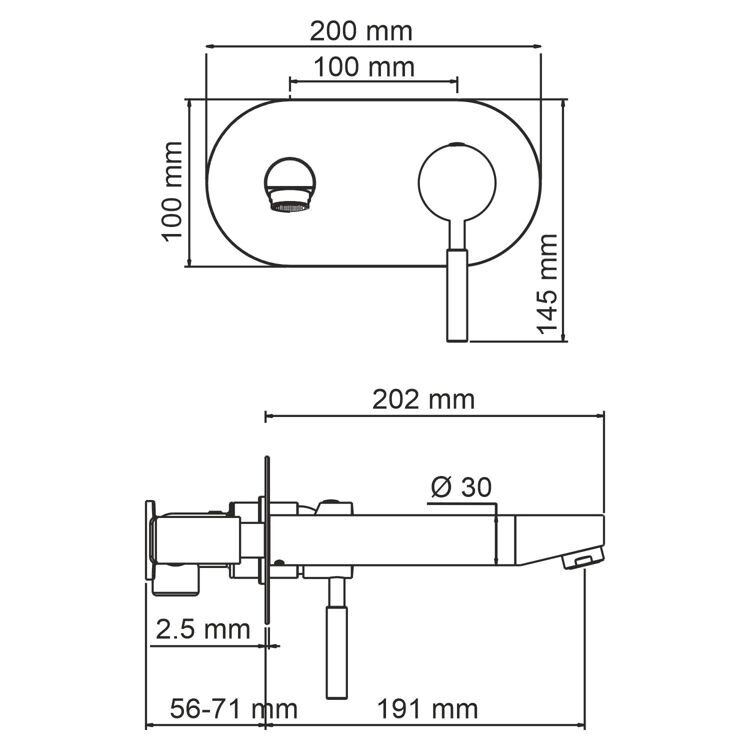 Смеситель для раковины WasserKRAFT Main 4130 хром