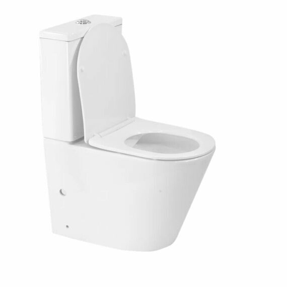 Унитаз напольный Selena Circulo с сиденьем микролифт C011WG белый