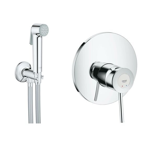 Смеситель для гигиенического душа Grohe BauClassic 124902-B хром