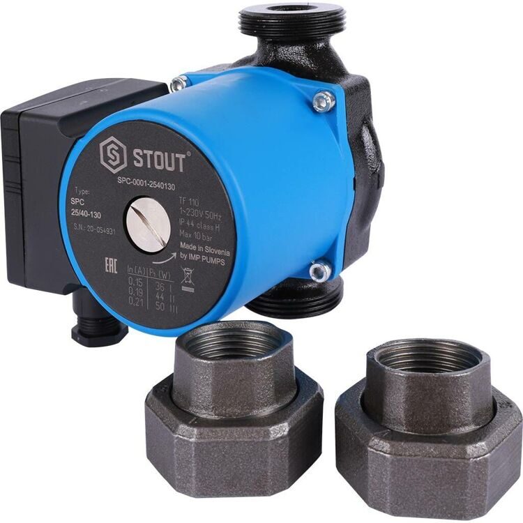 Циркуляционный насос Stout SPC-0001 25/40-130