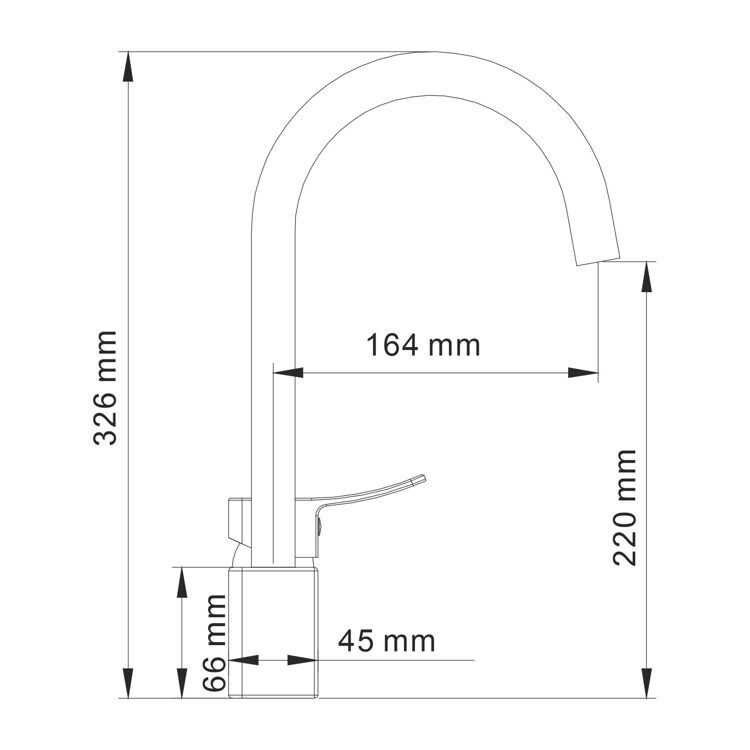 Смеситель для кухни WasserKRAFT Aller 1067WHITE хром/белый