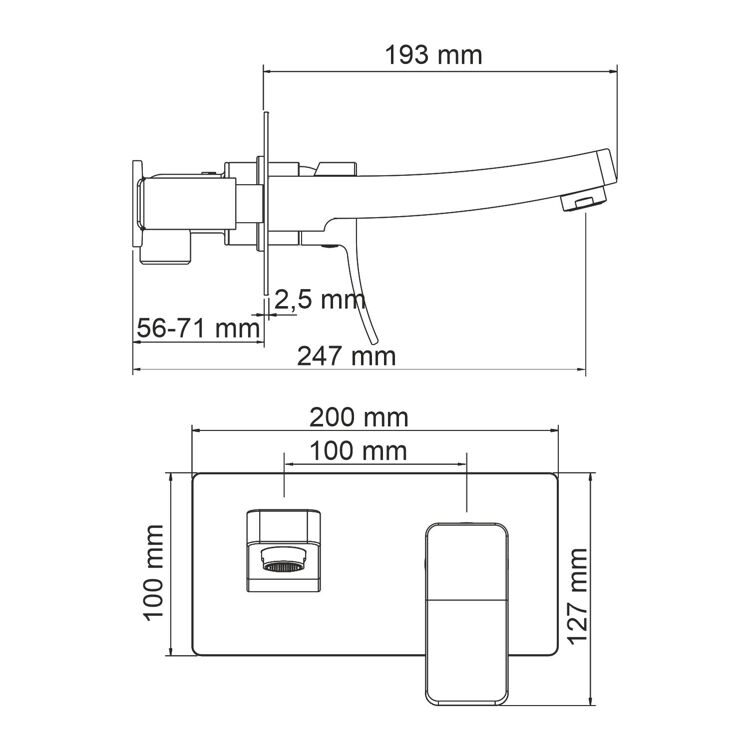 Смеситель для раковины WasserKRAFT Aller 10630 хром