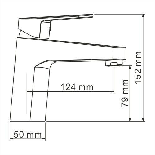 Смеситель для раковины WasserKRAFT Donau 5303 хром