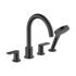 Смеситель для ванны Hansgrohe Vernis Shape 71459670 чёрный