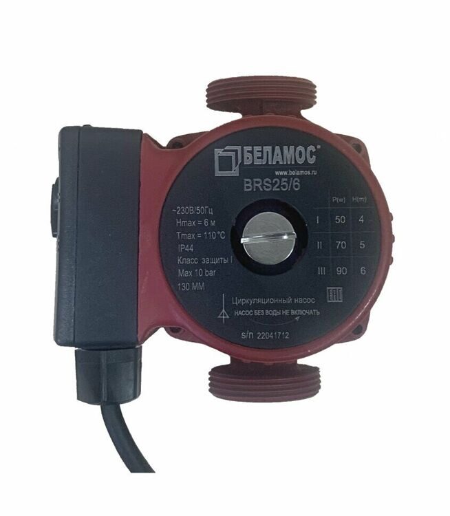 Циркуляционный насос Belamos BRS 25/6G 50/6